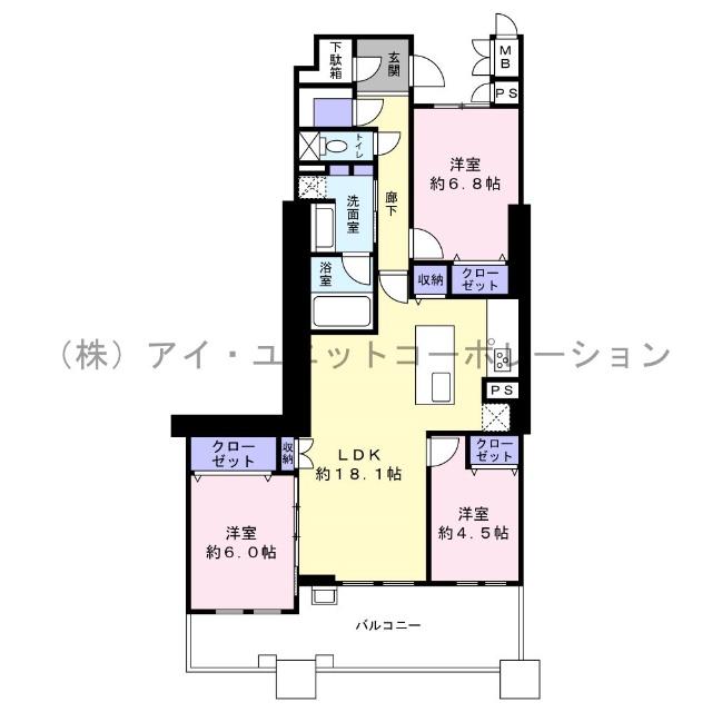 間取図です。