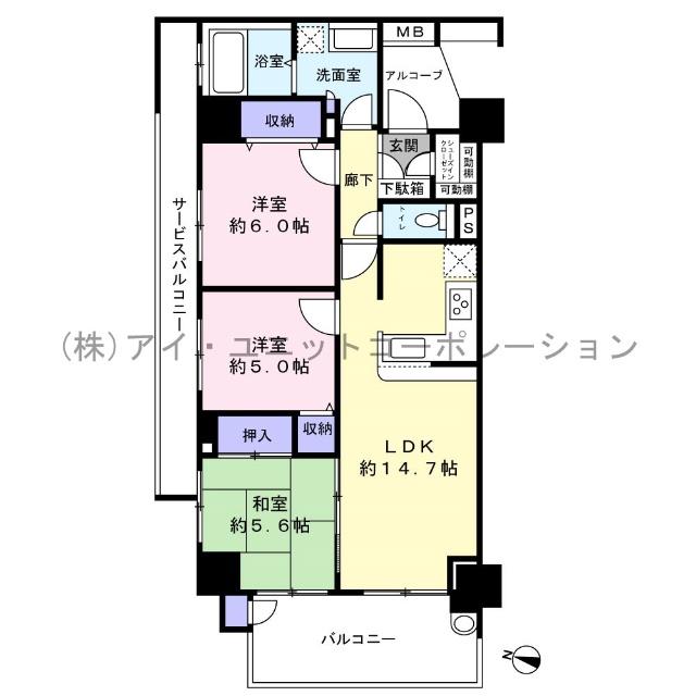 間取りです。