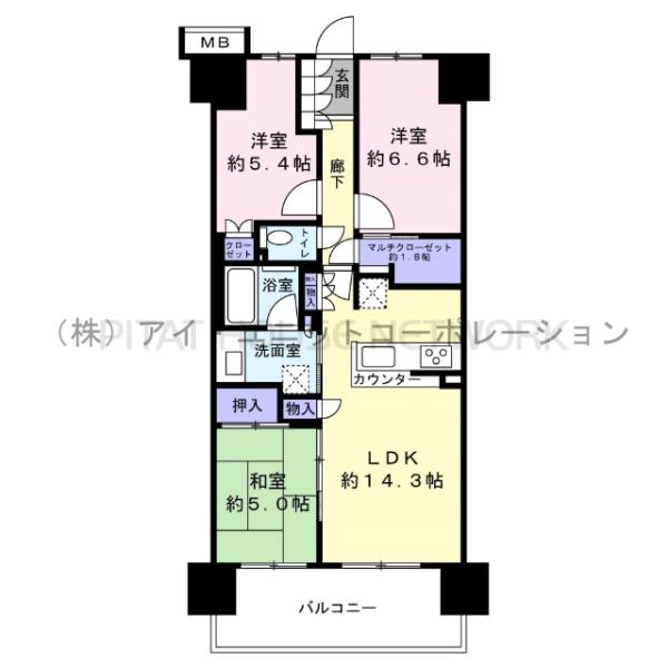 間取図です。
