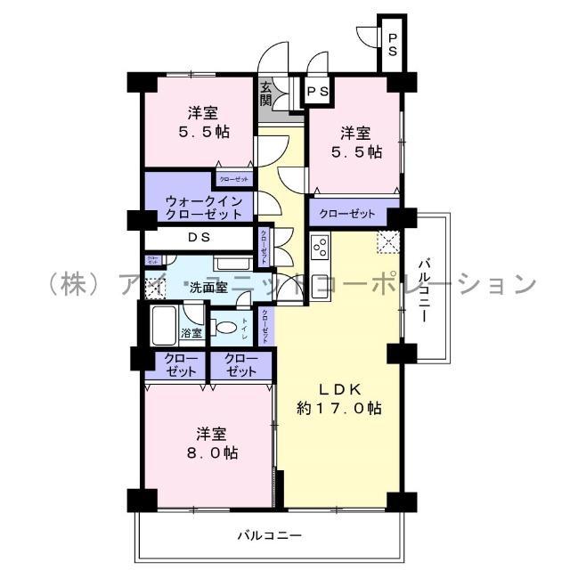 間取図です。