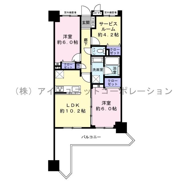 間取図です。