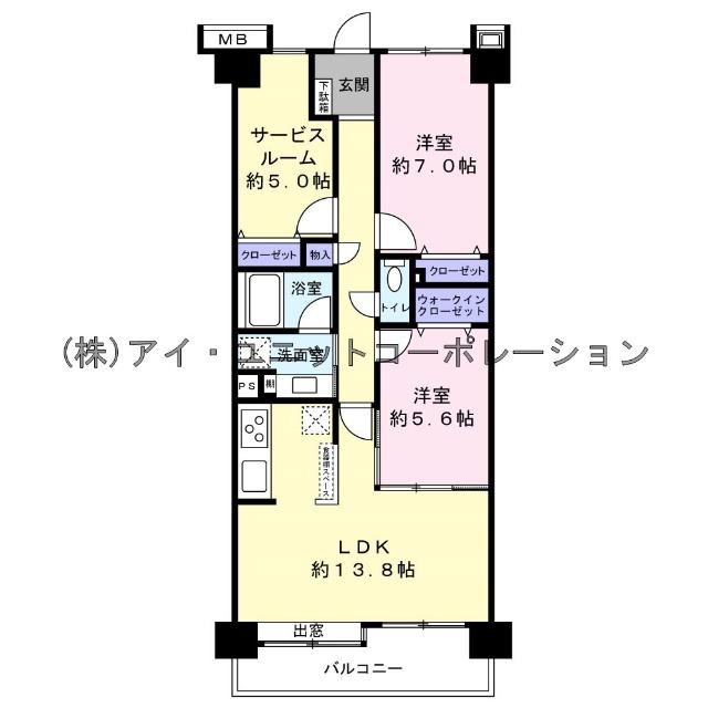 間取図です。