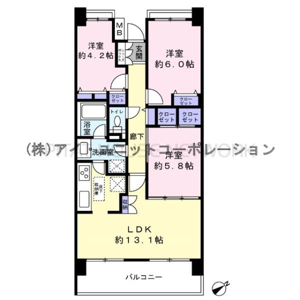 間取り図です。