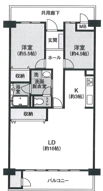 間取り図です。