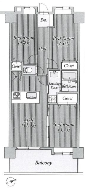 間取り図です。