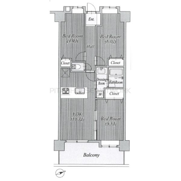 間取り図です。