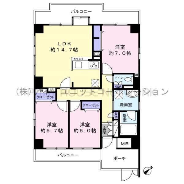 間取りです。