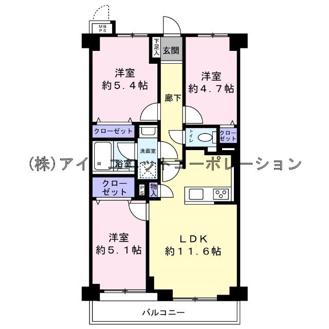 間取図です。