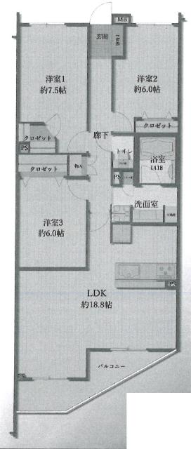 間取図です。