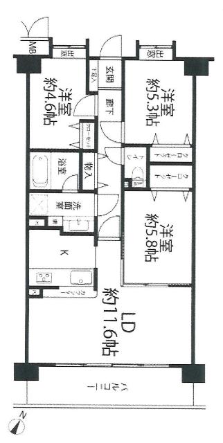 間取り図です。