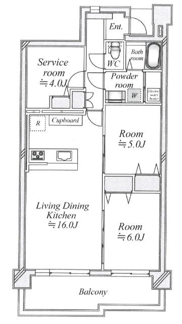 間取図です。