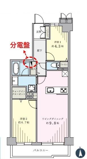 間取りです。