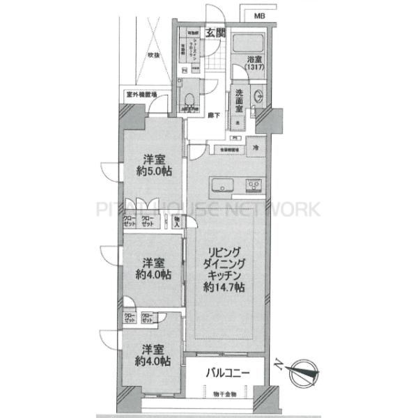 間取り図です。