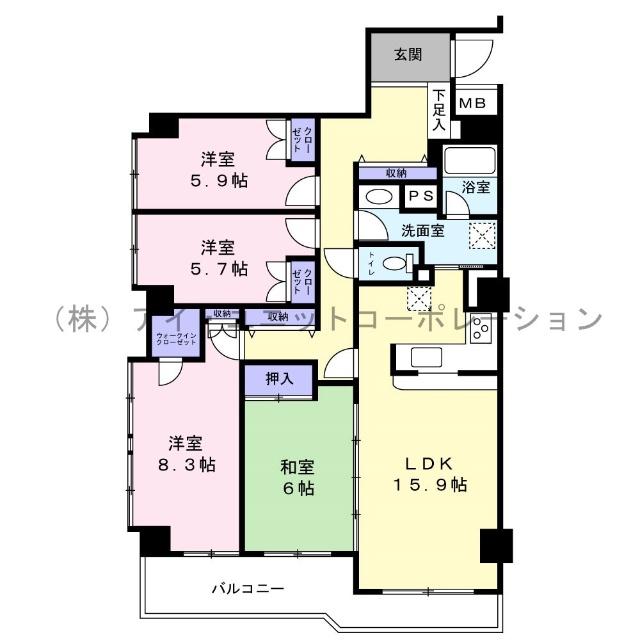 間取図です。