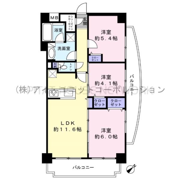 間取り図です。