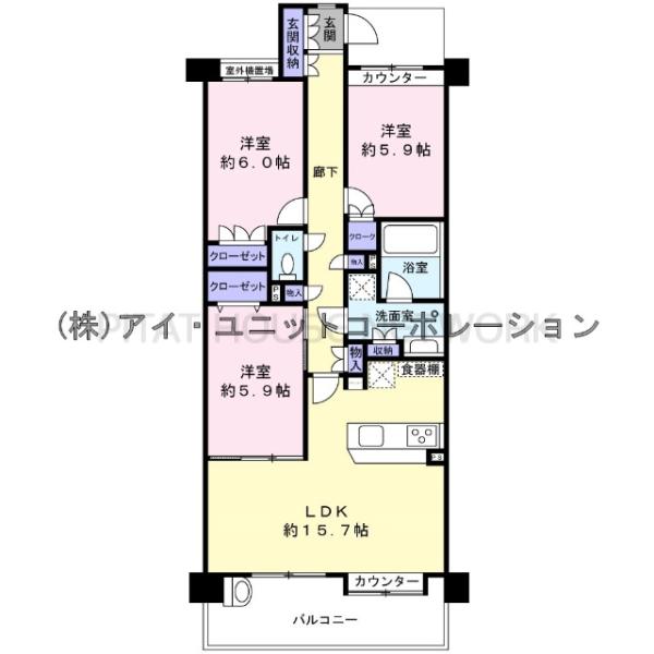 間取図です。