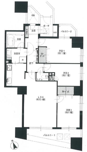 間取り図です。
