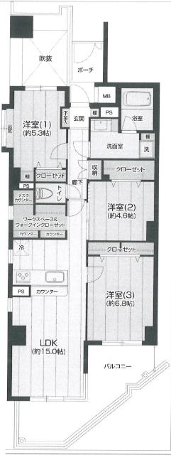 間取図です。