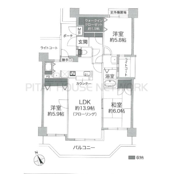 間取りです。