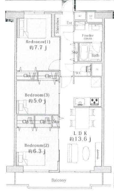 間取図です。