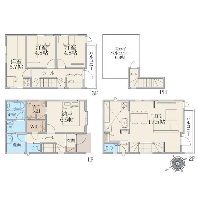 建物面積105.56平米