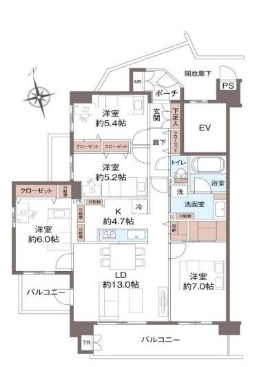 間取りです。