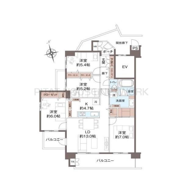 間取りです。