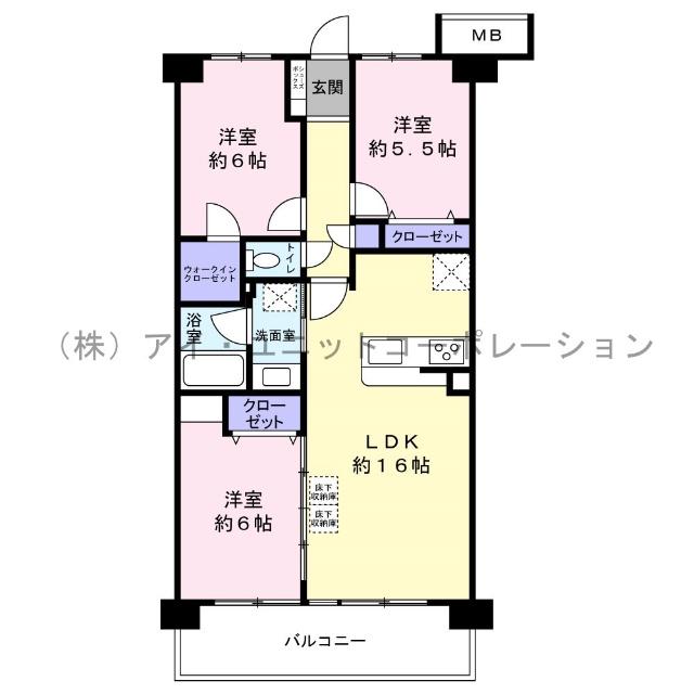 間取図です。