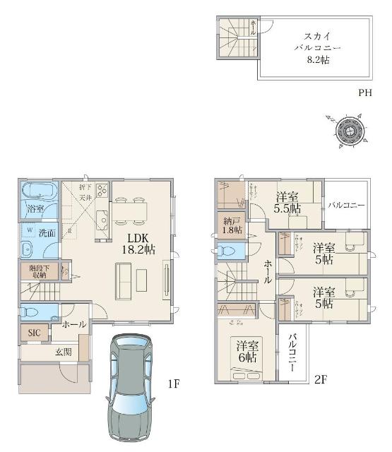 建物面積98.85平米