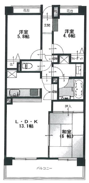 間取図です。