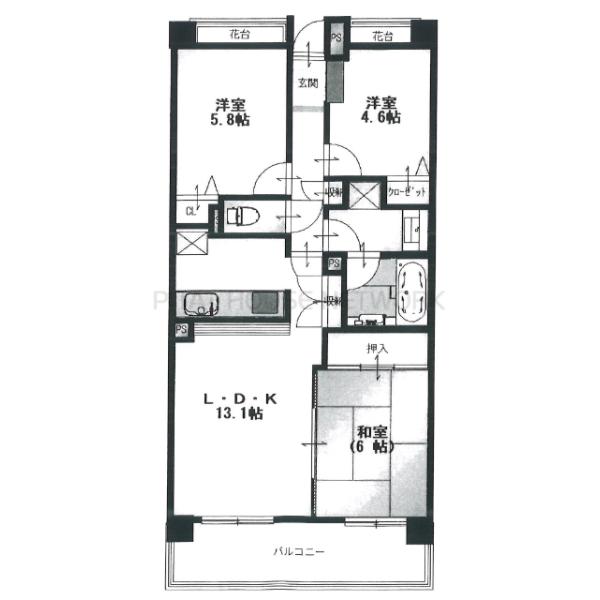 間取図です。