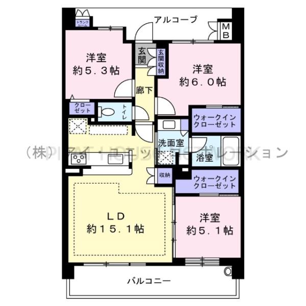 間取図です。