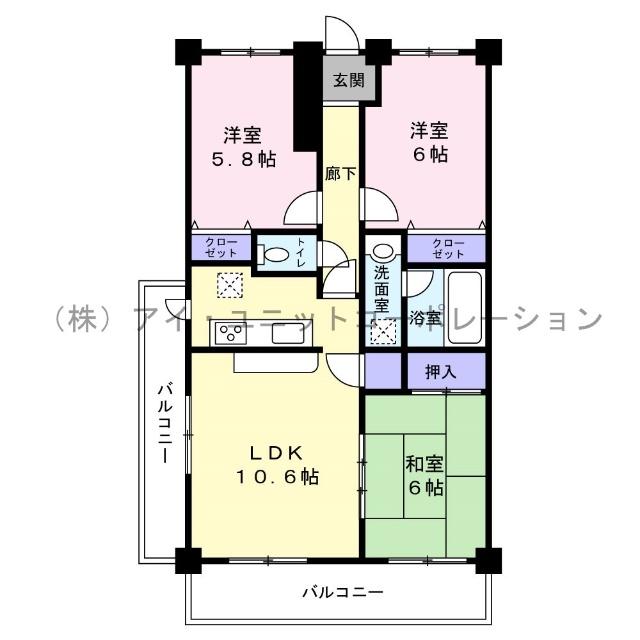 間取図です。