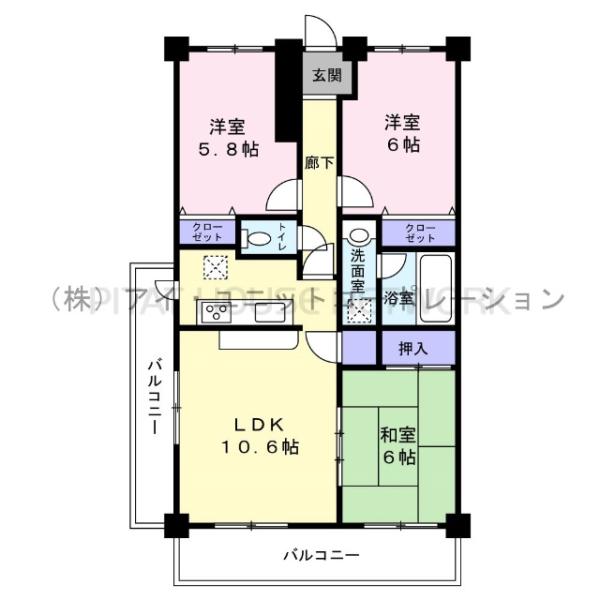 間取図です。