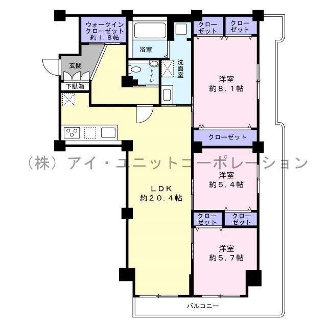 間取図です。