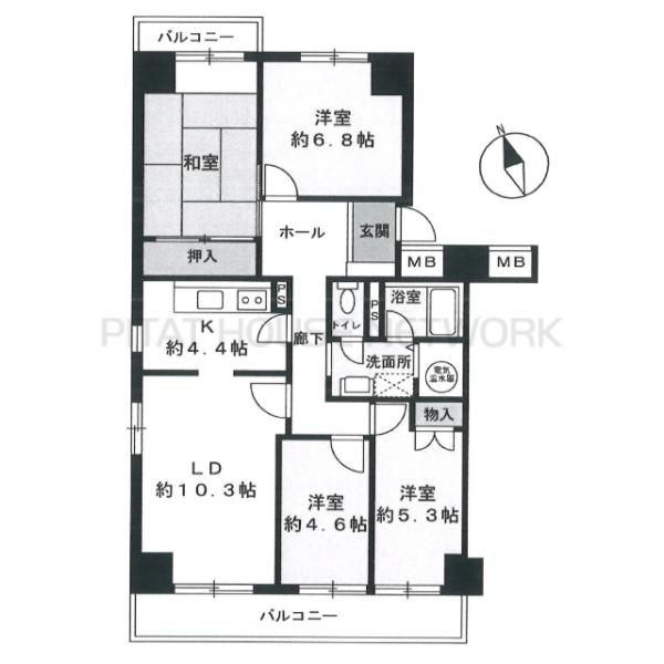 間取り図です。