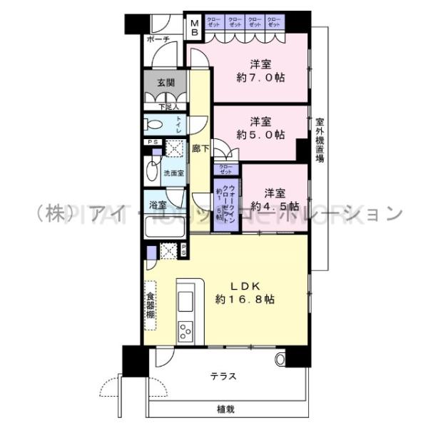 間取図です。