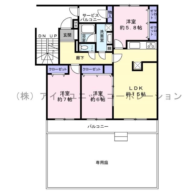 間取図です。