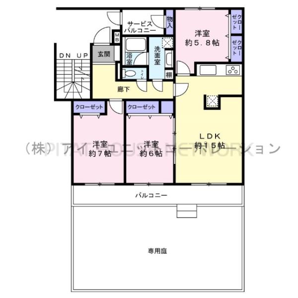 間取図です。