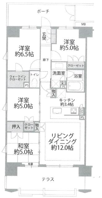 間取図です。