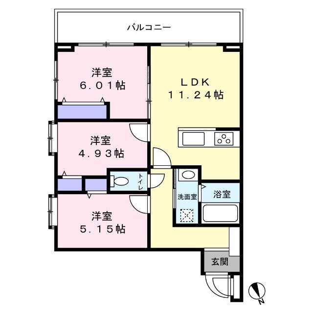 間取図です。