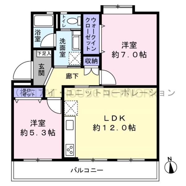 間取図です。