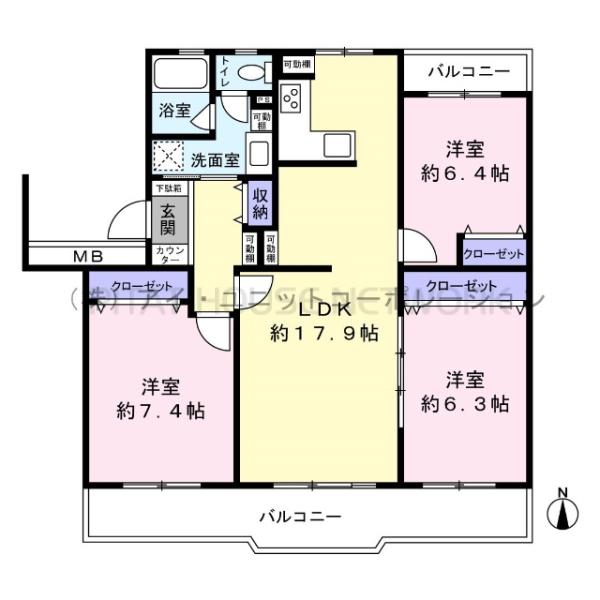 間取図です。