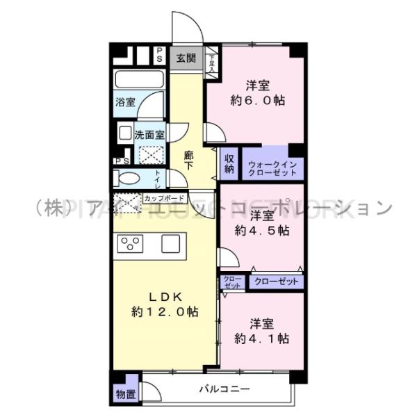 間取図です。