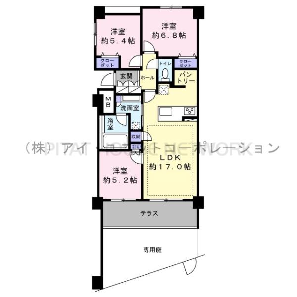 間取図です。