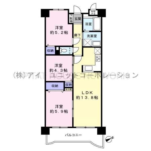間取りです。