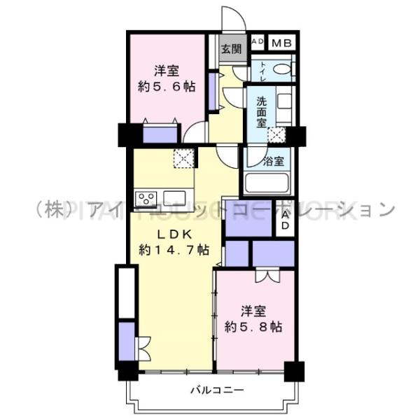 間取図です。