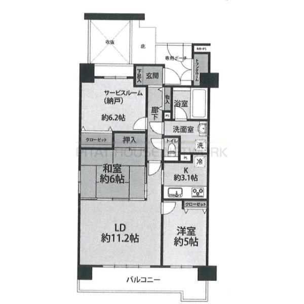 間取図です。