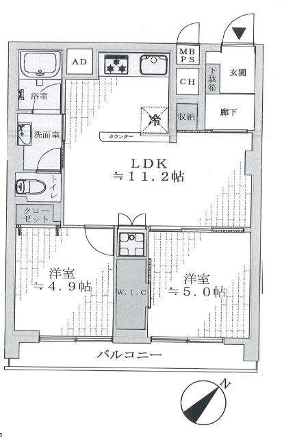間取図です。