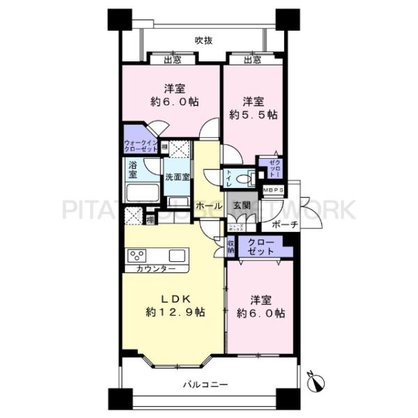 間取図です。